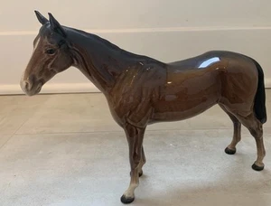 RARE Breswick England Vintage Beautiful Porcelain Glossy Horse Figurine - Picture 1 of 9