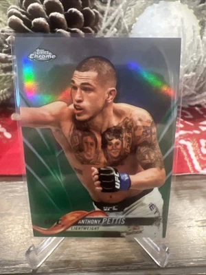 2018 Topps Chrome UFC Green #/99 Anthony Pettis #72 A13 - Image 1 of 2