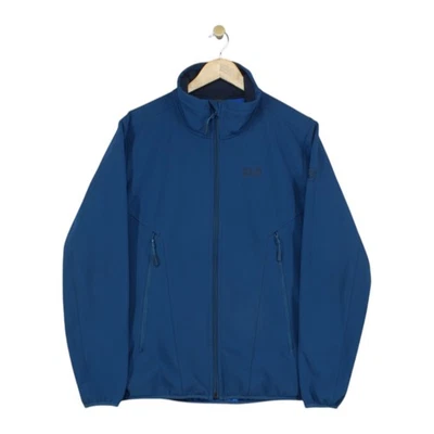 Chaqueta Jack Wolfskin Stormlock Para Hombre Talla 36/38 Azul Cremallera Completa Forrada de Vellón Foto 1 de 4
