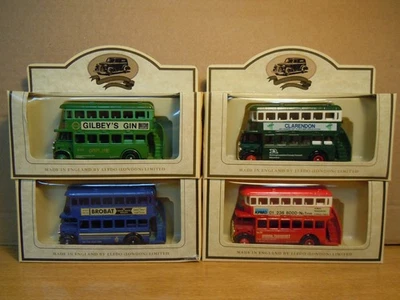 Juego de 4 ginebra Lledo Days Gone edición limitada Middlesbrough Nottingham London KMPG Foto 1 de 4