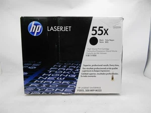 Genuine HP 55X High Volume Black Laser Toner CE255X EXP. 2018 ~ NEW & SEALED - Bild 1 von 6
