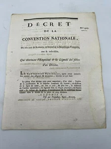 L'empreinte & la légende des pièces d'un décime - 1793 - Picture 1 of 2