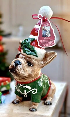 Blue Sky Clayworks French Bulldog BUNDLE OF JOY Figurine HTF Auth Retailer NEW