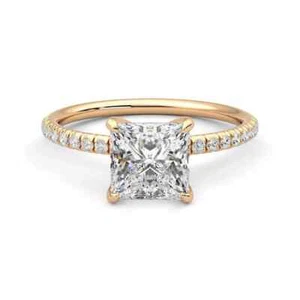 1.18 Carat IGI GIA Certified Lab Grown Diamond 18k Rose Gold Engagement Ring - Picture 1 of 8