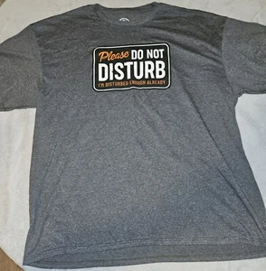 T-Shirt "Do Not Disturb, I'm Disturbed Enough Schon" Größe 2XL - Bild 1 von 2