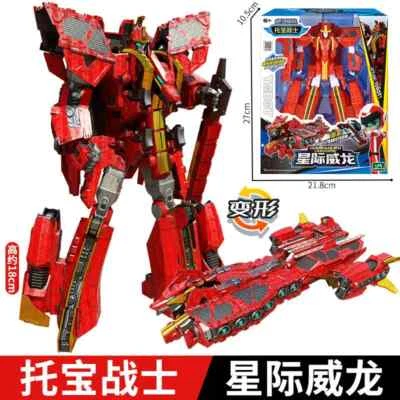 Tobot V Galaxy Detectives Commander Universe Transforming Ship Robot Figure Toy - Image 1 of 4