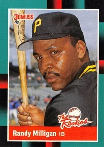 1988 Donruss The Rookies #32 Randy Milligan Pittsburgh Pirates - Bild 1 von 2