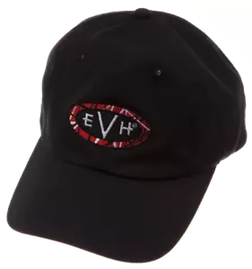 EVH Eddie Van Halen Logo Baseball Hat Cap, Black - Picture 1 of 3