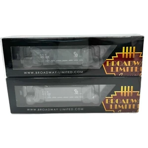 Broadway Limited 7152 N Scale C&O Black & White 3-Bay Hopper A (2) - Picture 1 of 8
