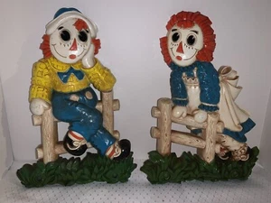 VINTAGE RAGGEDY ANN and ANDY WALL DECORATION 1977 BOBBS MERRILL COMPANY. - Picture 1 of 8