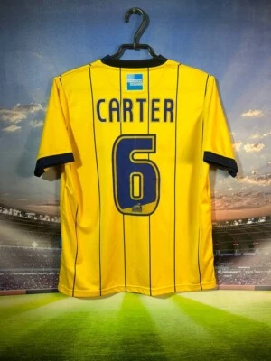 Carter Brighton & Hove Albion Visitante Camiseta de Fútbol 2013 2014 Errea Mujer Talla 40 Foto 1 de 4