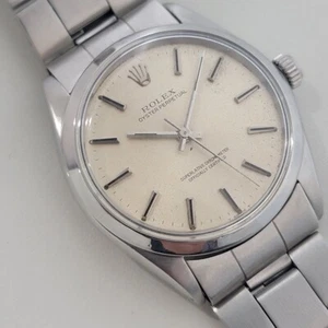 Mens Rolex Oyster Perpetual Ref 1002 34mm Automatic Vintage 1960s Swiss RA461 - Picture 1 of 13