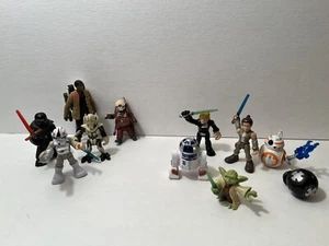 Star Wars Galactic Heroes Figures 11 Cake Toppers Darth Vader FINN Storm Trooper - Picture 1 of 15