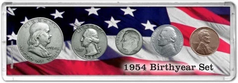 Birth Year Coin Gift Set, 1954 Cover