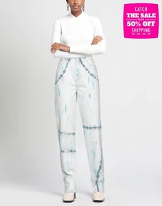 PVP €395 IRO Jeans Cónicos W29 Prenda Tinte Cintura Alta Color Lavado Hecho en Italia - Imagen 1 de 5