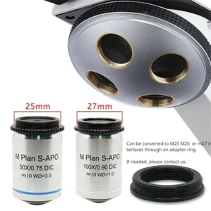 5X-100X LWD M Plan S-APO EPI DIC obiettivo per microscopio metallurgico - Foto 1 di 21