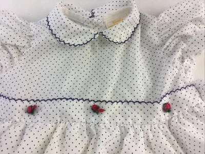 Винтажное платье 18 месяцев с оборками кружевное удобное LIL ANGEL Kiddie Korner - Изображение 1 из 4