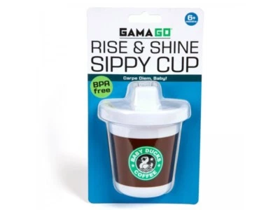 GAMAGO Schnabelbecher "Coffee Sippy Cup" Schnabeltasse Trinklernbecher Kaffeebecherstil