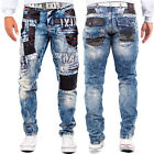 Jeans hommes Cipo & Baxx frappants spécialement design discowear dope extraordinaire