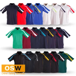 Kids Legend Breathable Mesh Panels True Dry Fashion Shorts Sleeves Polo PS53K - Bild 1 von 38
