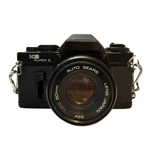 Vintage Sears KS Super II SR2000 35mm SLR Camera w/ 50mm Lens & Case - As-Is - Picture 1 of 13