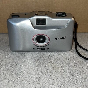 Nippon 35mm focus free film reusable camera silver film camera Untested - Picture 1 of 8