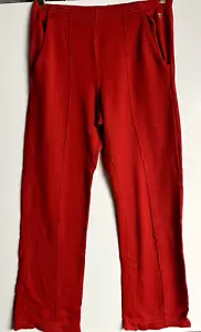VINTAGE CHAMPION WARMUP HOSE GRÖSSE LARGE ROT 80ERer SELTENER STIL Baumwolle Acryl Mischung - Bild 1 von 12