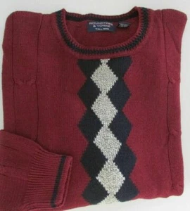NWT Roundtree & Yorke Nordic Argyle Knit Sweater Tall Man Size 2XLT - Picture 1 of 2