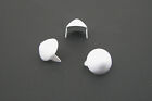 White Cone Studs 1/2&quot; 13mm - Bag of 100 (for denim and leather) StudsAndSpikes