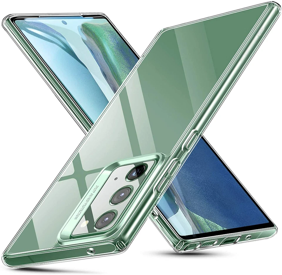 COVER PER SAMSUNG NOTE 20 TRASPARENTE CUSTODIA TPU SLIM MORBIDA ULTRASLIM - Immagine 1 di 3