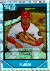 2007 Bowman Chrome Jesus Flores Prospects X-Fractors /275 Washington #BC54 - Picture 1 of 2