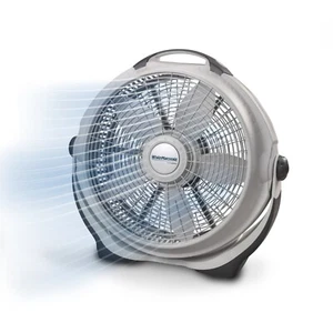Lasko Wind Machine 20" 3-Speed Tilt Mechanism Floor Fan, Gray, 3300 - Picture 1 of 10