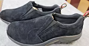 Merrell Men's Size 11.5 US J60825 Black Suede Jungle Moc Slip-On Athletic Shoes - Picture 1 of 9