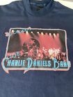 The Charlie Daniels Band Rock And Roll Vintage Shirt Mens Small RARE