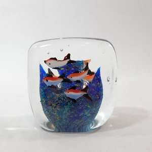 Kunstglas tropische Fische Aquarium Briefbeschwerer 3" für Home Deco - Bild 1 von 7