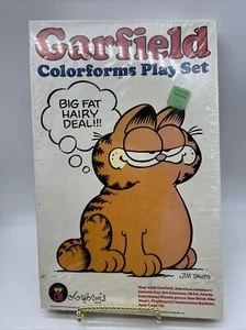 Vintage 1980s Garfield Colorforms Playset "Big Fat Hairy Deal" NEW SEALED - Picture 1 of 4
