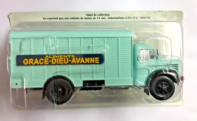 Camion Berliet N°98 GLR 8 M2 Alimenti Bétail 1/43 IXO Hachette In Blister - Immagine 1 di 3