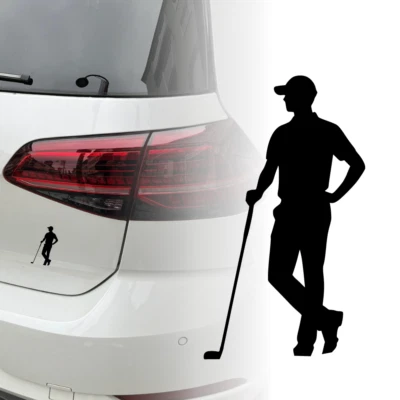 UNIDAMO Auto Aufkleber | Golfer | Golf Sport | Versch. Farben / Größen | Sticker 278