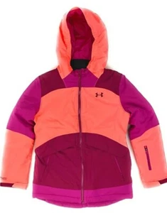 NWT Under Armour Storm Youth Girls Ua Tonibird Jacket, Royal Magentaf20,siz YSM - Picture 1 of 7