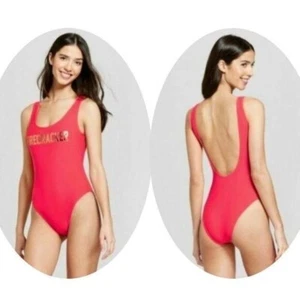 Traje de baño para mujer Xhilaration cuchara trasera de una pieza rojo talla XS - Imagen 1 de 11