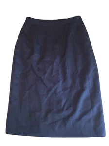 Salvatore Ferragamo Damen Bleistiftrock dunkelblau 25" Taille XS S Designer Karriere - Bild 1 von 7