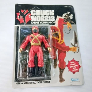 SEALED RARE Chuck Norris Karate Kommandos RED NINJA WARRIOR Figur 1986 Kenner - Bild 1 von 10
