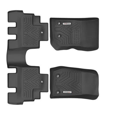 All Weather TPE Rubber 3D Floor Mats Liners for Jeep Wrangler JK JKU 14-18 - Image 1 of 4