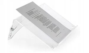 BakkerElkhuizen FlexDoc Cristal Clear Uchwyt na dokumenty A4 – ergonomiczne biurko - Zdjęcie 1 z 5