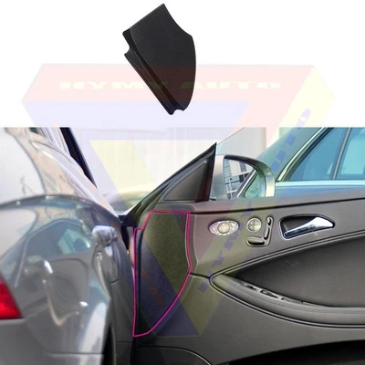 ✅Cubierta de panel de puerta interior delantera derecha negra para Mercedes C219 CLS & AMG 06-11 Foto 1 de 4