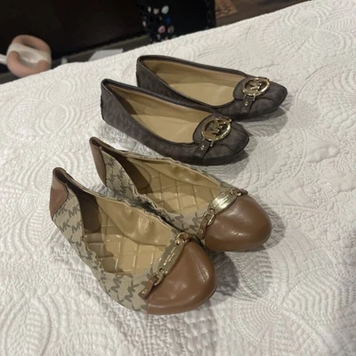 Lot Of 2 Michael Kors Women’s Flats Size 6.5 M - Image 1 of 4