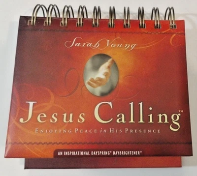 DaySpring Sarah Young's Jesus Calling, DayBrightener Perpetual Flip Calendar - Image 1 of 4