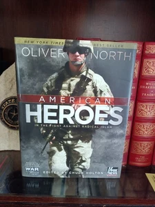 American Heroes: Fight Against Radical Islam_Oliver North_HCDJ_SIGNED_Very Good - Picture 1 of 13