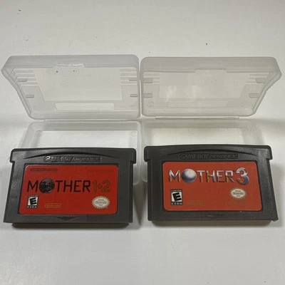 Mother 1+2 & 3 Nintendo GBA NEW English Version USA GameBoy Advance Bundle - Image 1 of 2