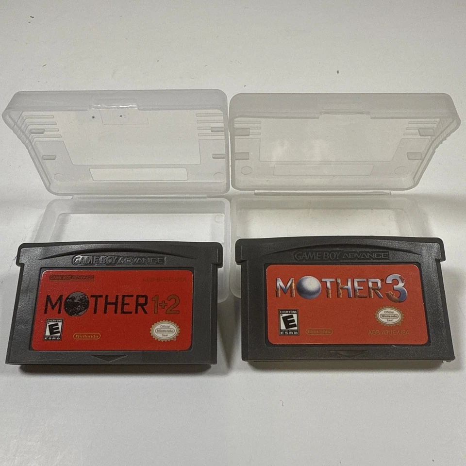 Mother 1+2 & 3 Nintendo GBA NEW English Version USA GameBoy Advance Bundle - Image 1 of 2